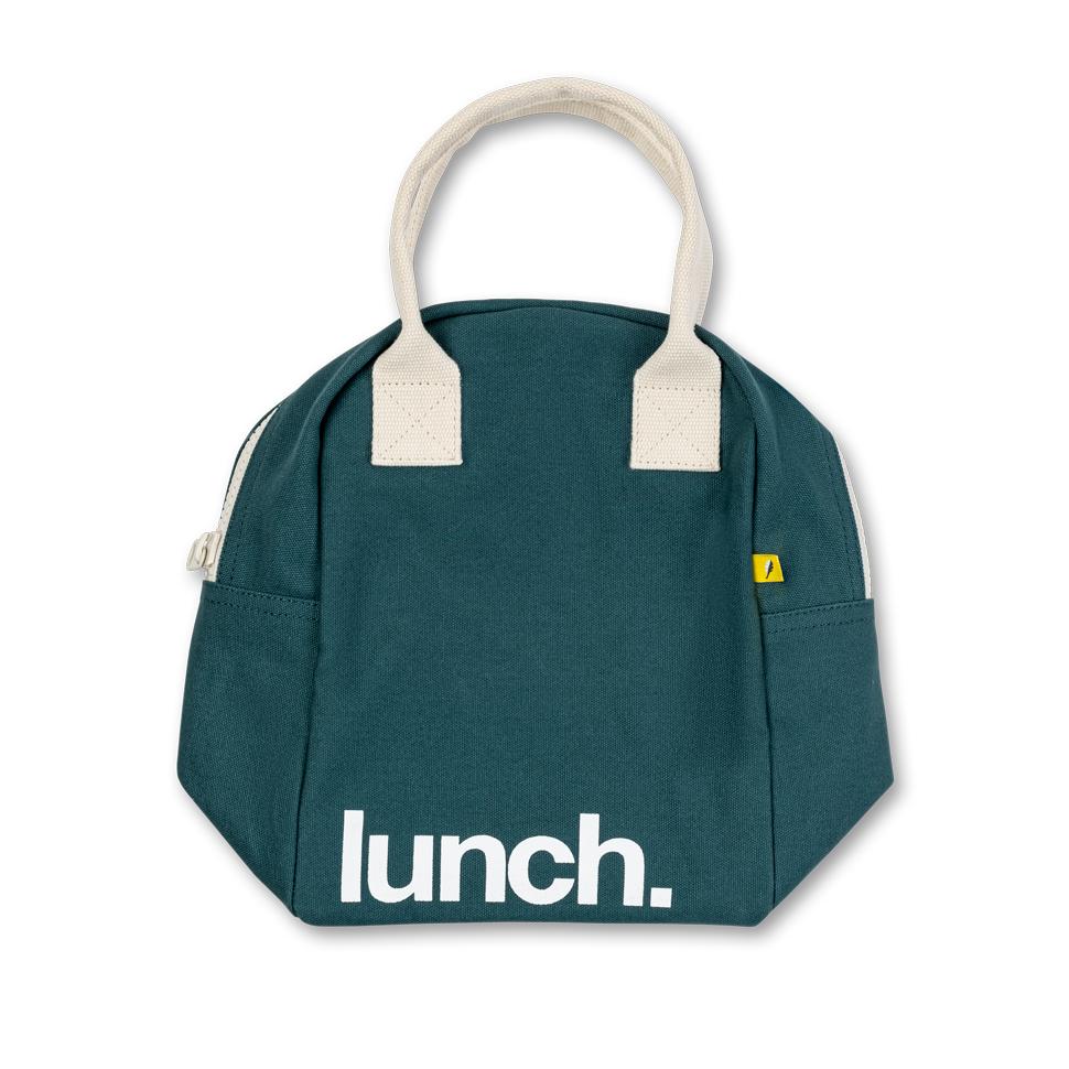 Compact  Cypress green lunch bag by fluf