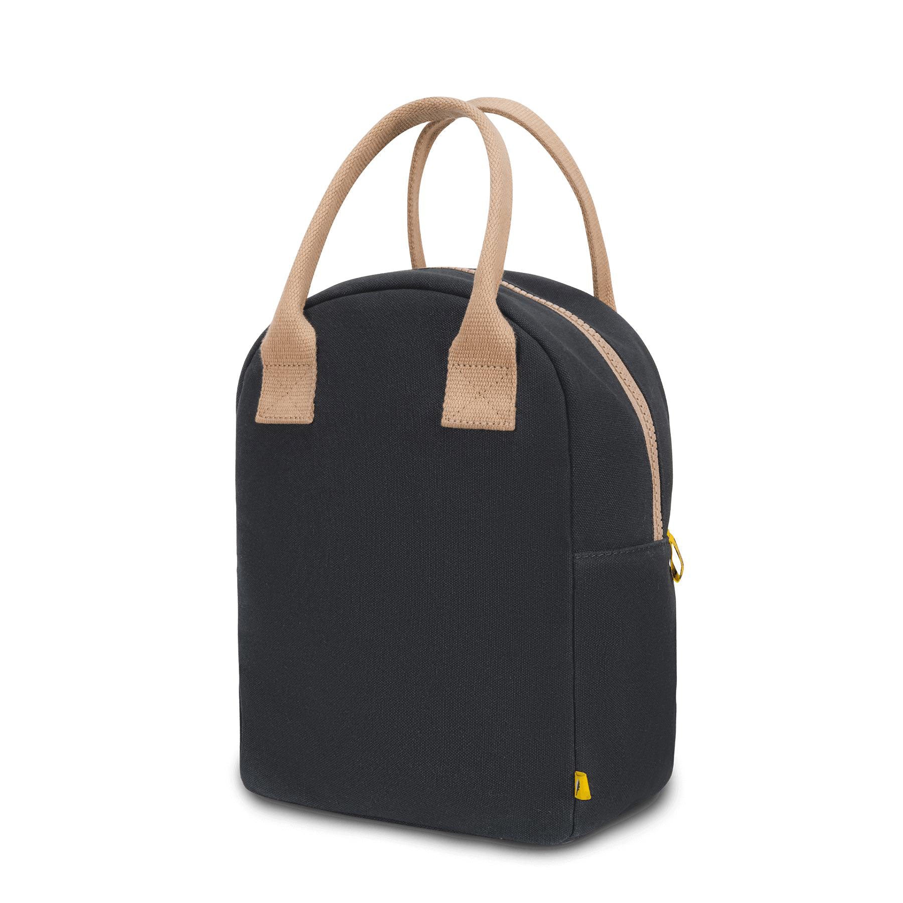 soft back cotton zipper lunch bag by Fluf