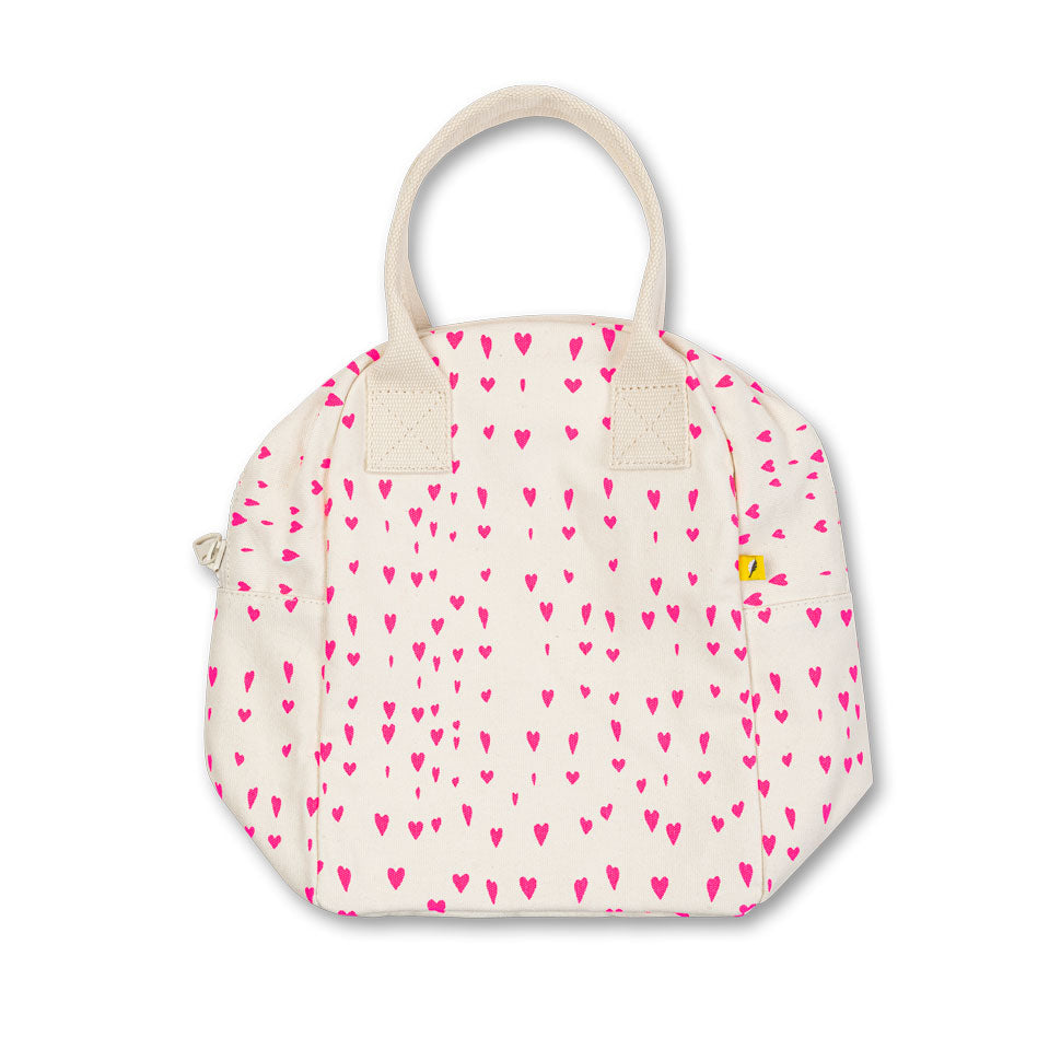 Compact Tiny hearts lunch bag by fluf.