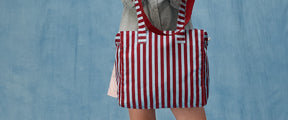 Lunch Clutch - Gingham Sky