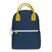 Organic cotton kids backpack in navy blue
