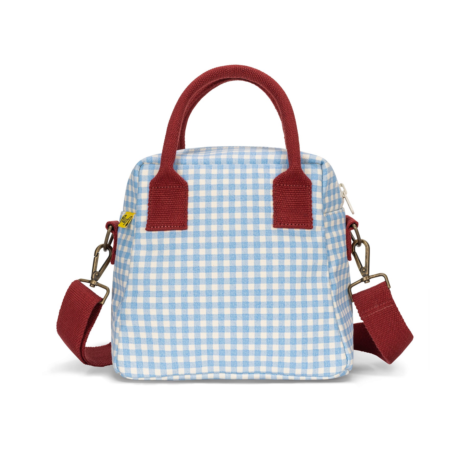 Lunch Clutch - Gingham Sky