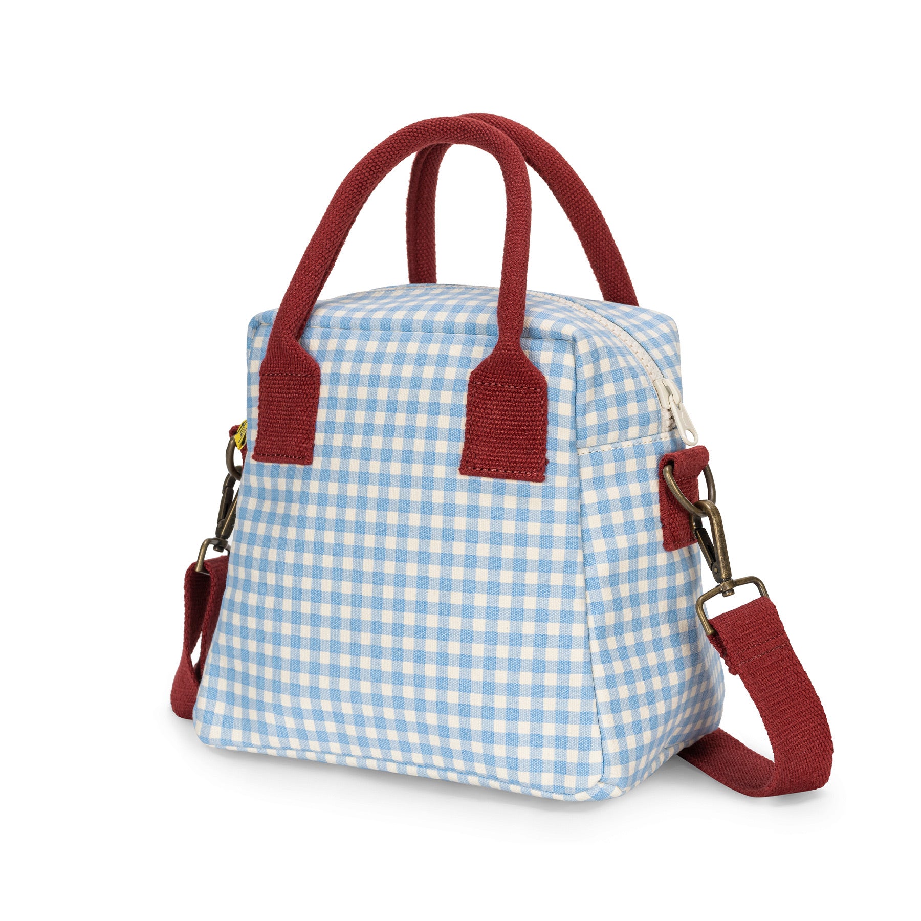 Lunch Clutch - Gingham Sky