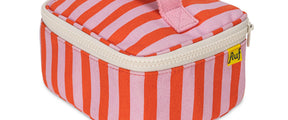 Mini Zip Cube - Awning Stripe Pink