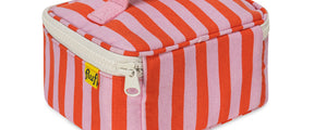 Mini Zip Cube - Awning Stripe Pink