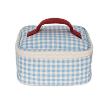 Mini Zip Cube - Gingham Sky