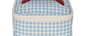 Mini Zip Cube - Gingham Sky