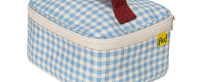 Mini Zip Cube - Gingham Sky