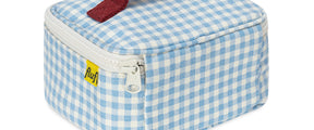 Mini Zip Cube - Gingham Sky