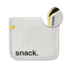 'Snack' Black with Yellow Zip