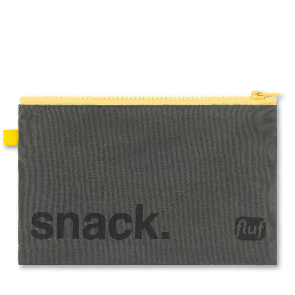 Reusable small snack pouch with lining