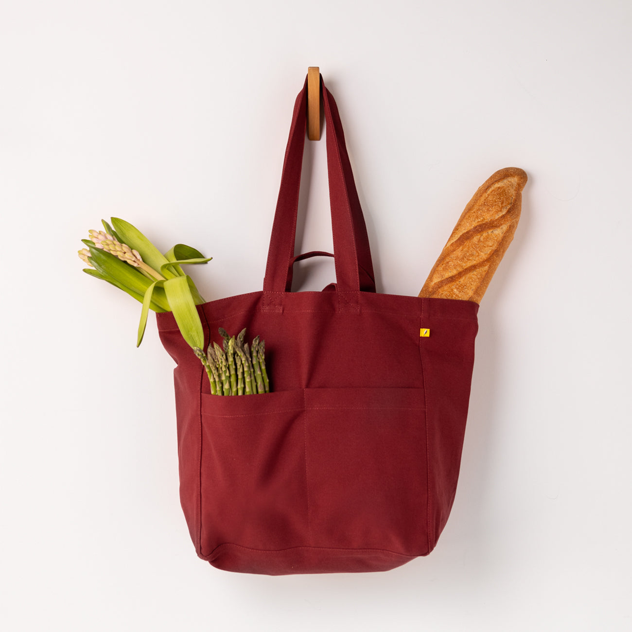 Box Tote - Vintage Burgundy