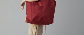 Box Tote - Vintage Burgundy