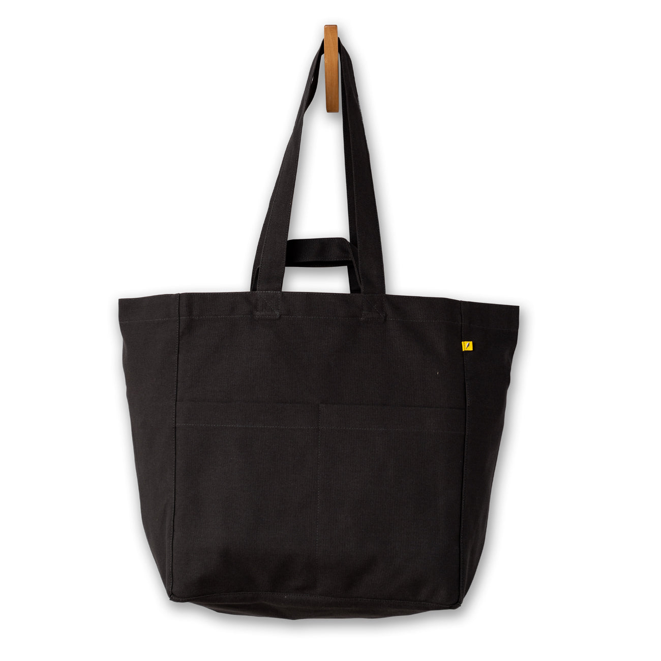 Fluf Large Multi-Pocket Tote Bag - Box Tote Carbon