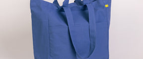 Box Tote - Cobalt