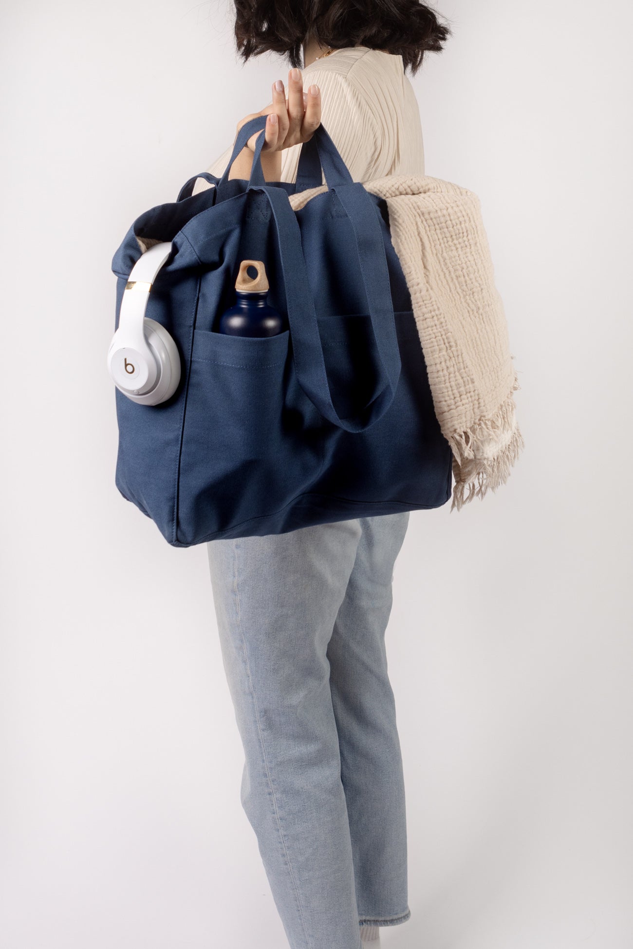 Box Tote - Classic Navy