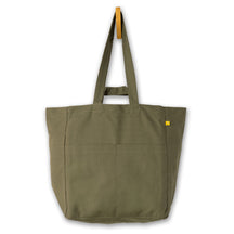 Box Tote - Dark Olive