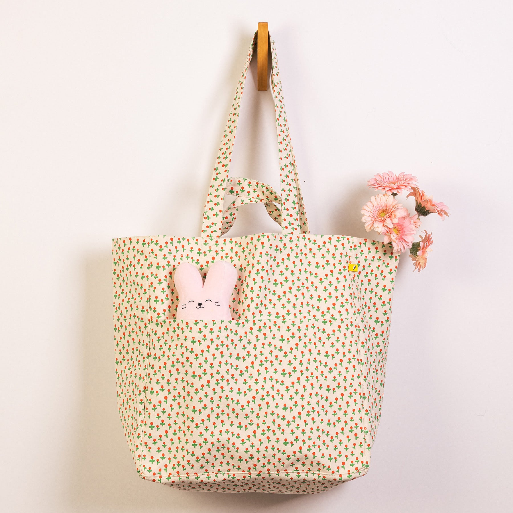 Box Tote - Tiny Roses