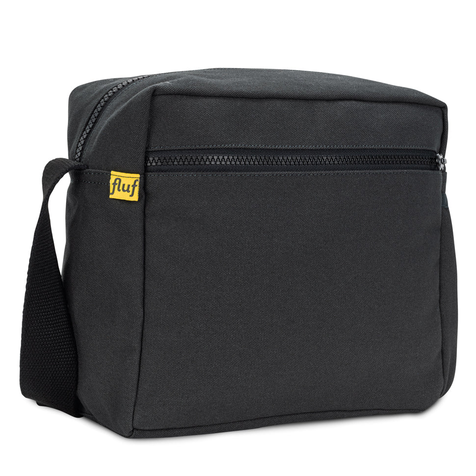 Black crossbody lunch bag by fluf