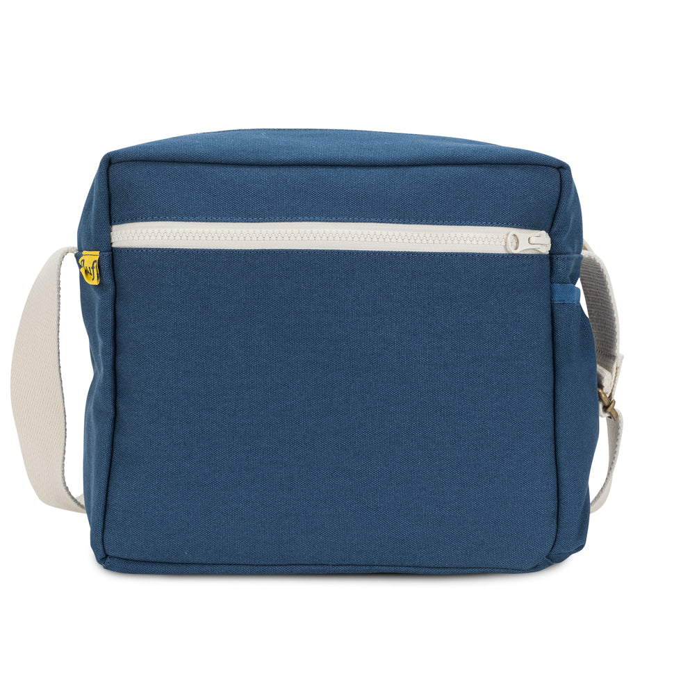 navy blue crossbody lunch bag by fluf