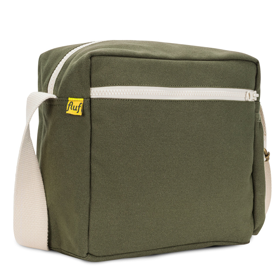 lunch bag with crossbody strap Green