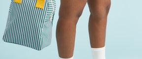 Zipper Lunch - Candy Stripe Grass