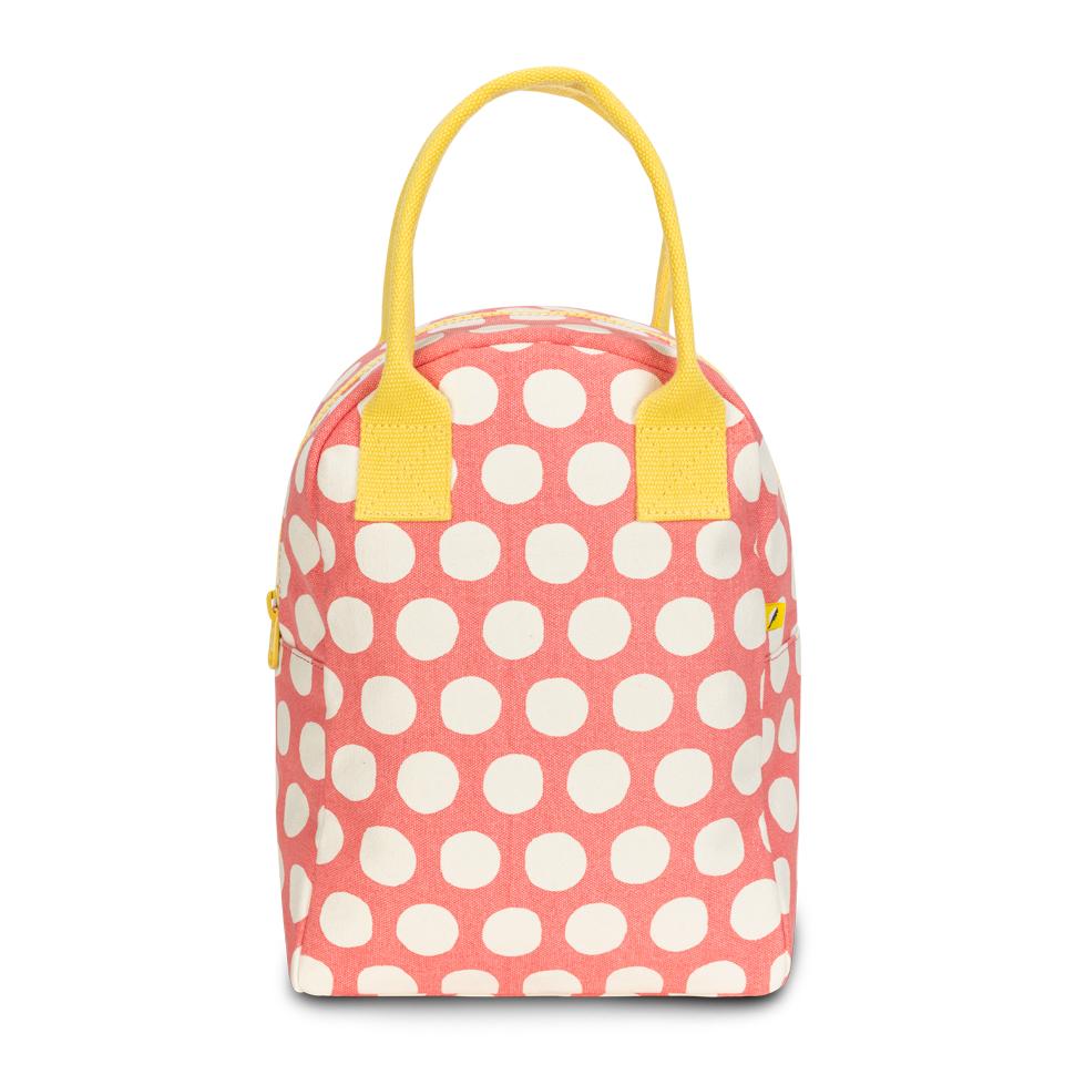 Pink polka dot lunch bag by fluf 