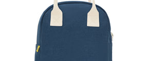 Navy Blue zipper lunch bag by Fluf 