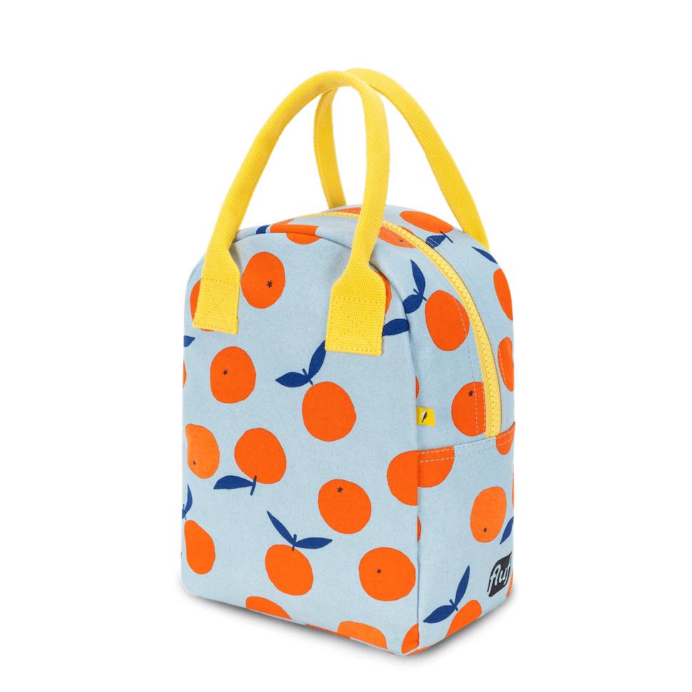 chic and stylish lunch bag by fluf. Oranges design 