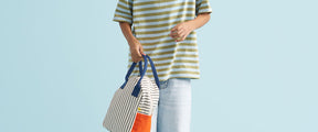 Zipper Lunch - Pencil Stripe Nautical