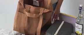 Box Tote - Fig