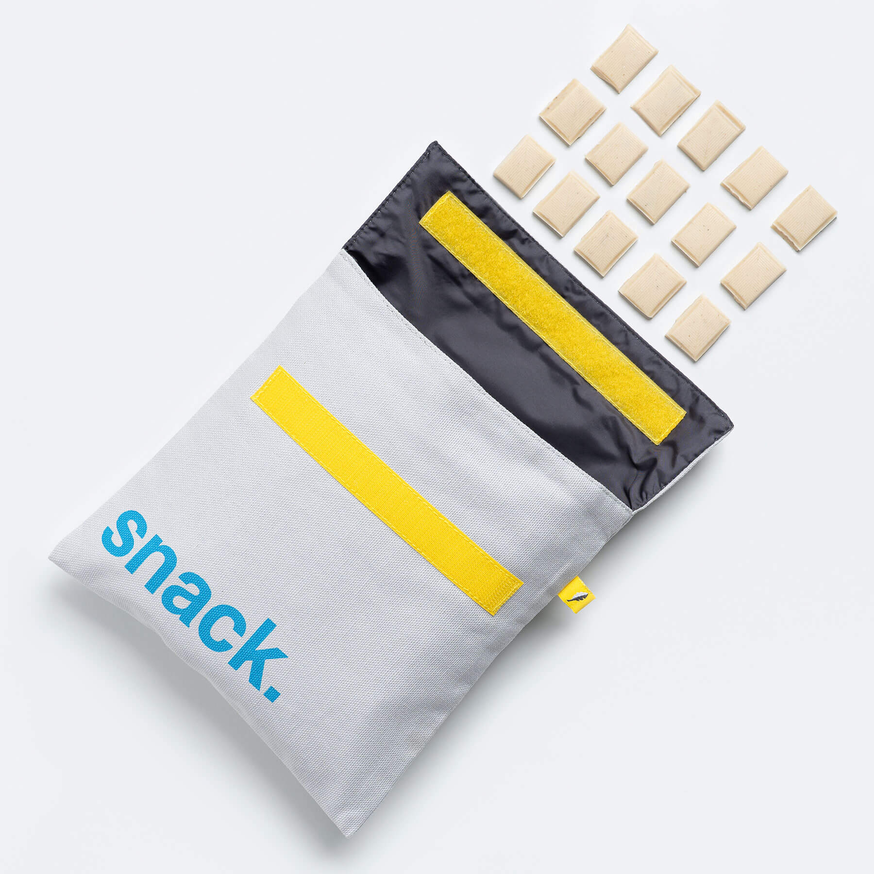 'Snack' Blue Snack Pack baggie