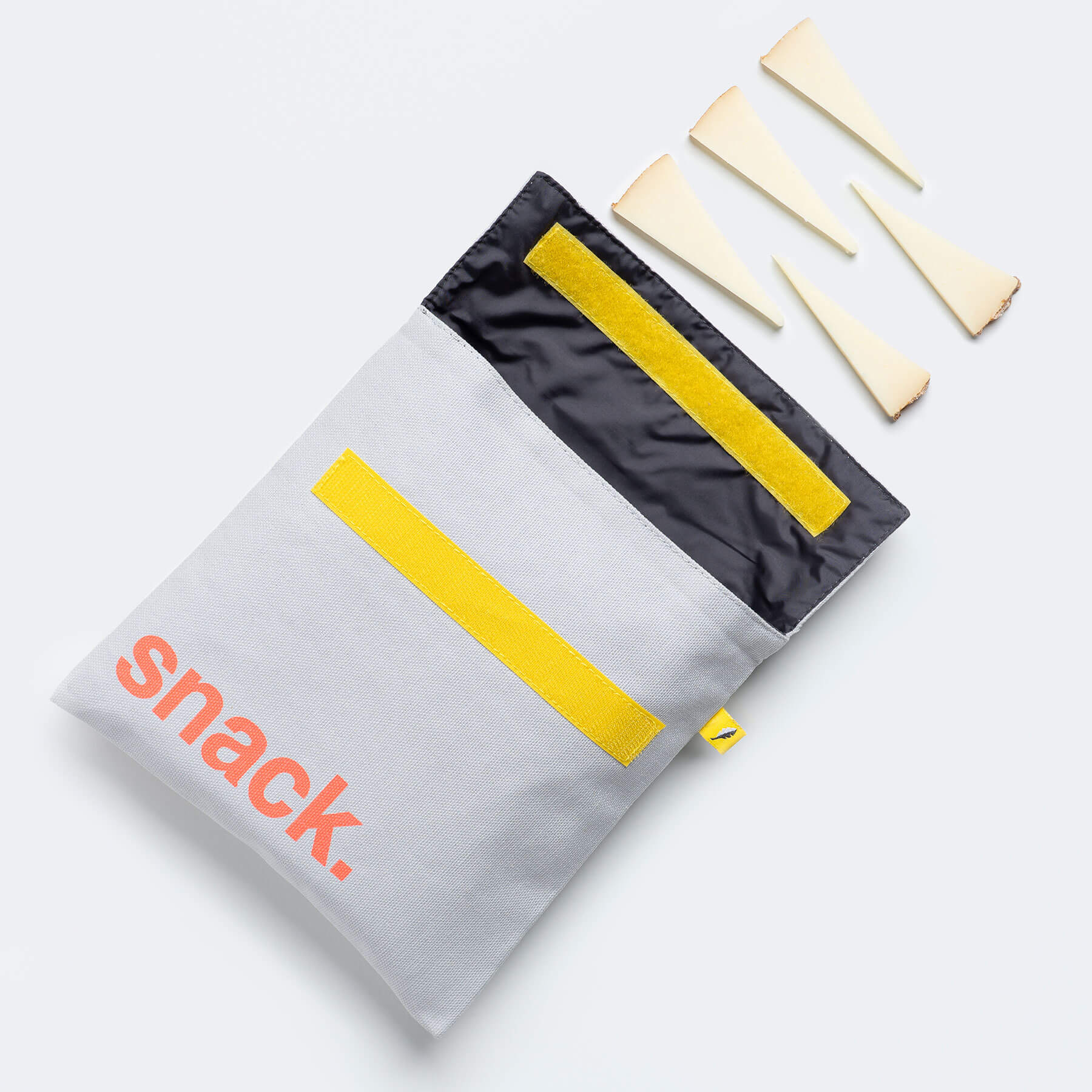 Reusable 'Snack' Orange Snack Pack baggies