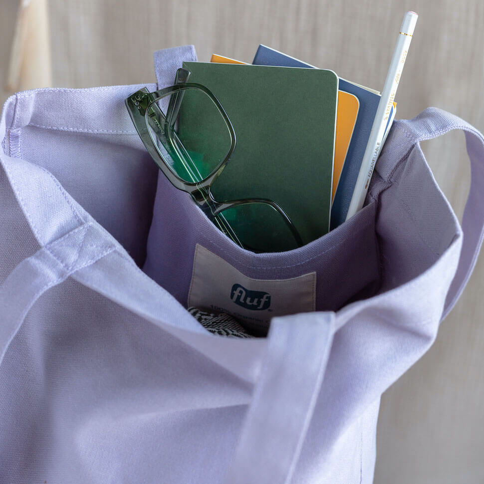 classic tote bag purple lavender lilac