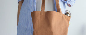 classic tote bag brown nutmeg cognac