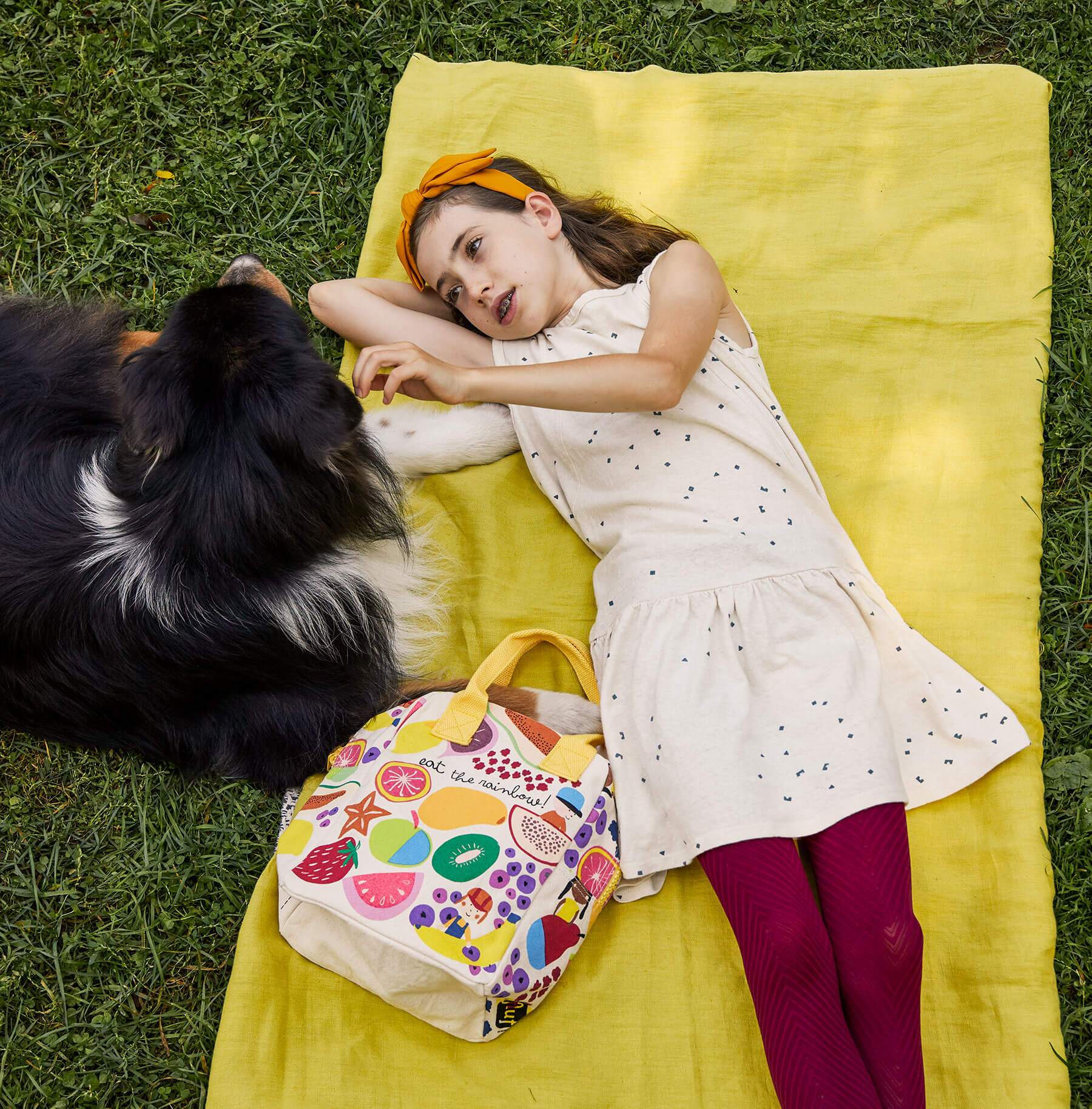 Eat the Rainbow Lunch Bag for kids 