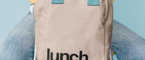 'Lunch' Grey / Midnight Lunch Bag