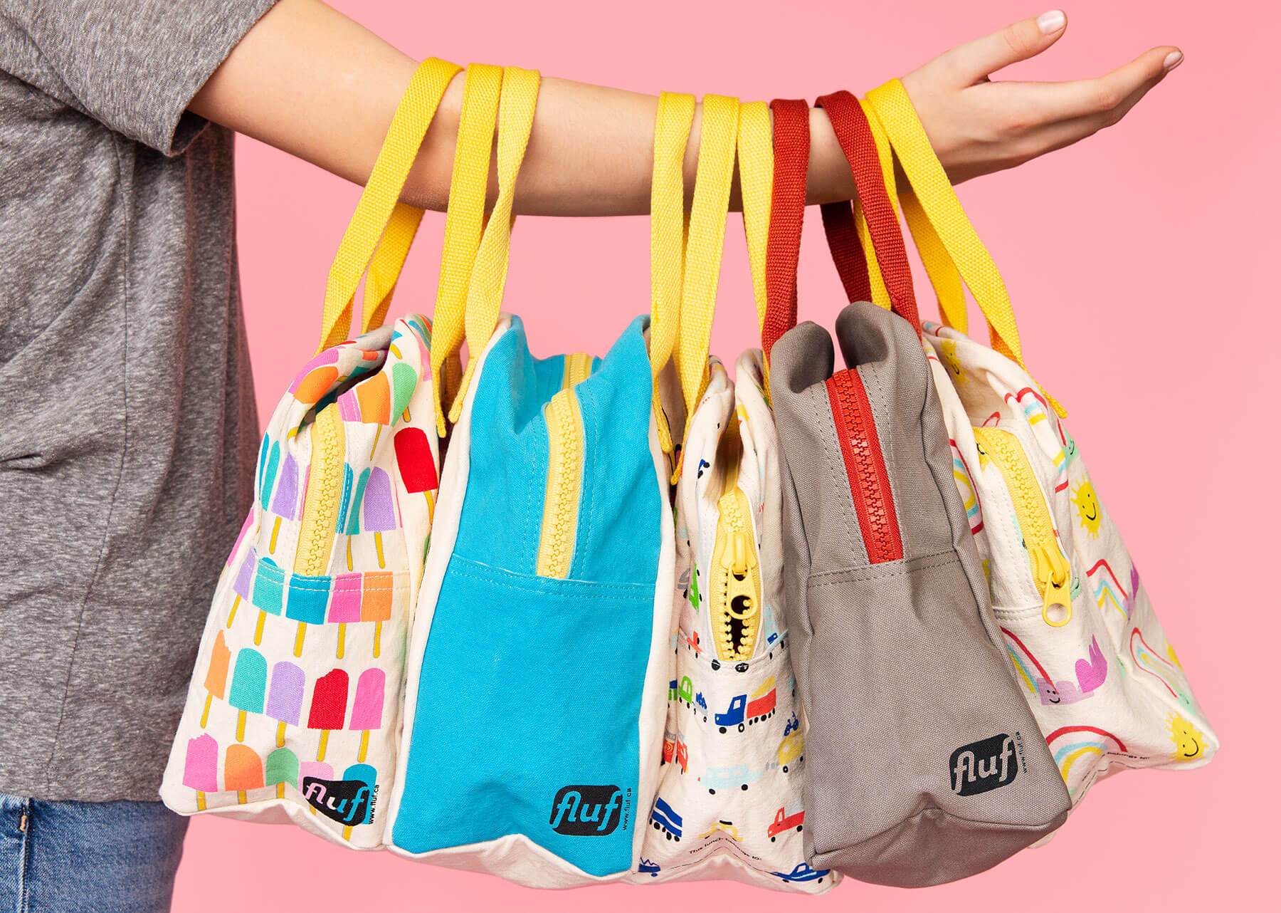 Shark Lunch Bag and more zipper lunch bags by Fluf